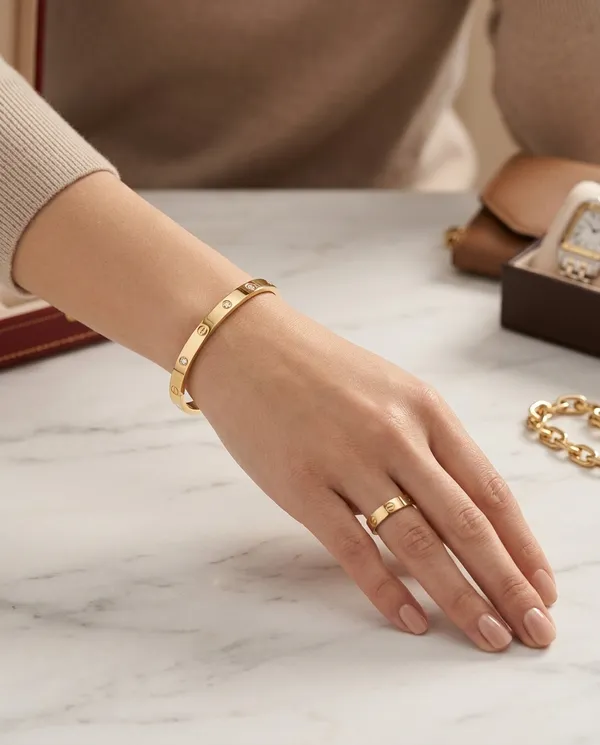 Gold_Brass_Crystal_Accent_Rivelle_Bracelet_For_Women