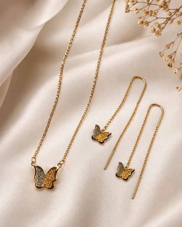 Golden_Brass_Butterfly_Kiss_Pendant_For_Women