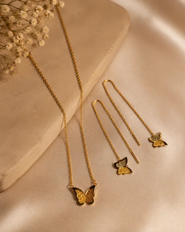 Golden_Brass_Butterfly_Kiss_Pendant_For_Women