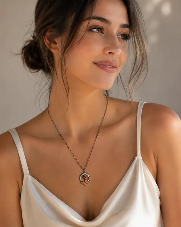 Gold_Brass_Butterfly_Circle_Pendant_Necklace_For_Women