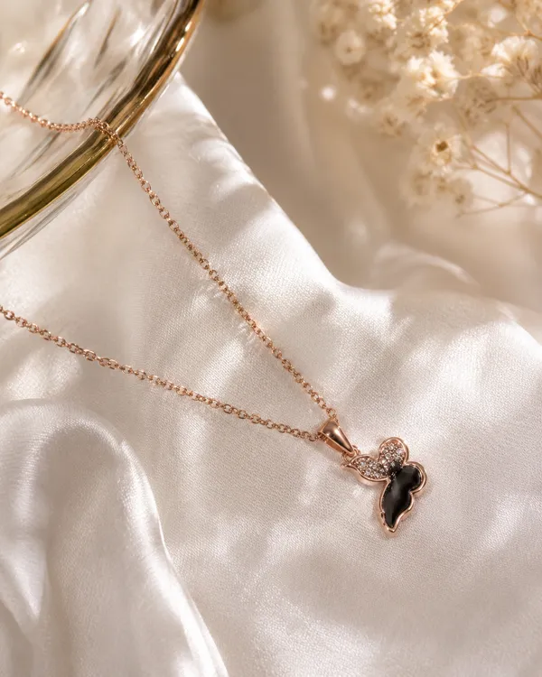 Rose_Gold_Brass_Black_Butterfly_Crystal_Pendant_For_Women