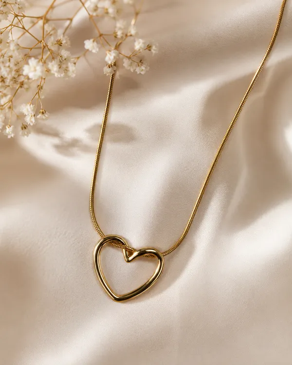 Gold_Brass_Open_Heart_Infinity_Pendant_For_Women