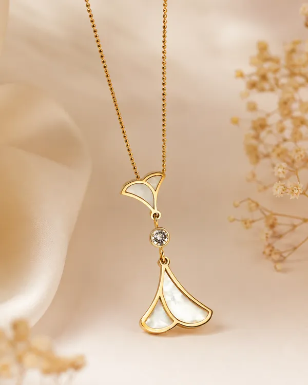 Gold_Brass_Mother_Of_Pearl_Crystal_Leaf_Pendant_For_Women