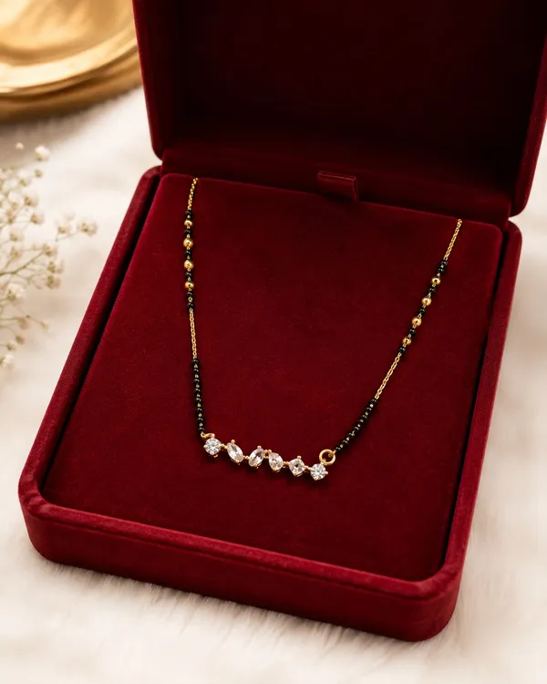 Diamond_line_Mangalsutra