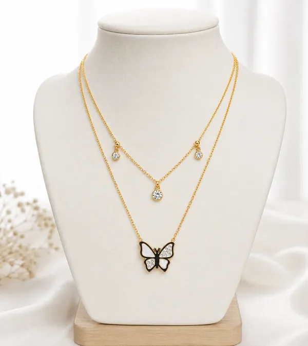 Korean_Double-layered_butterfly_pendant
