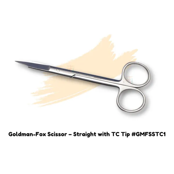 Goldman-Fox_Surgical_Scissors,_Available_in_Straight,_Curved,_and_TC_Tip_Variants