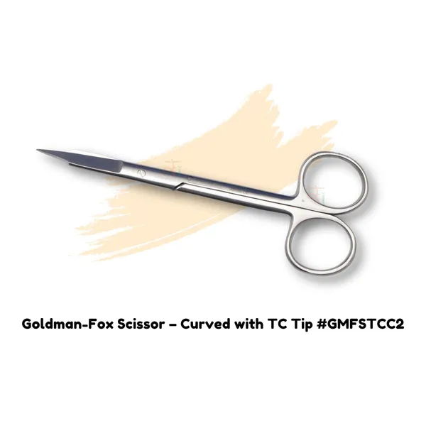 Goldman-Fox_Surgical_Scissors,_Available_in_Straight,_Curved,_and_TC_Tip_Variants