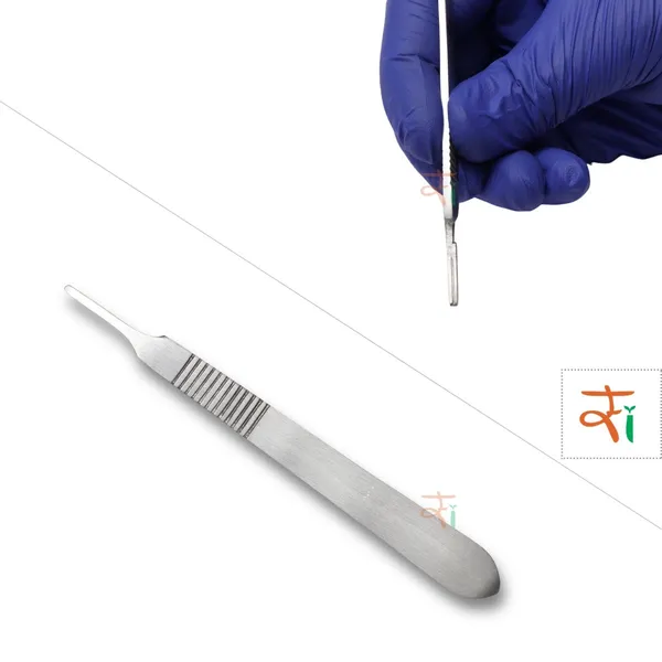 Scalpel_Handles_(BP_Handles)_For_No:_3_&_4_Variants:_Flat,_Round,_SI-DALILA