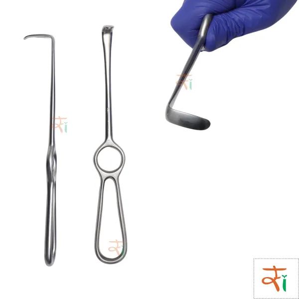 Langenbeck_Cheek_Retractors_–_Stainless_Steel,_Hollow_Handle_215mm_#LBCRS1_(Small-Narrow)__#LBCRL2_(Large-Broad)