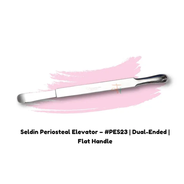 Seldin_Periosteal_Elevator_–_#PES23_|_Dual-Ended_|_Flat_Handle