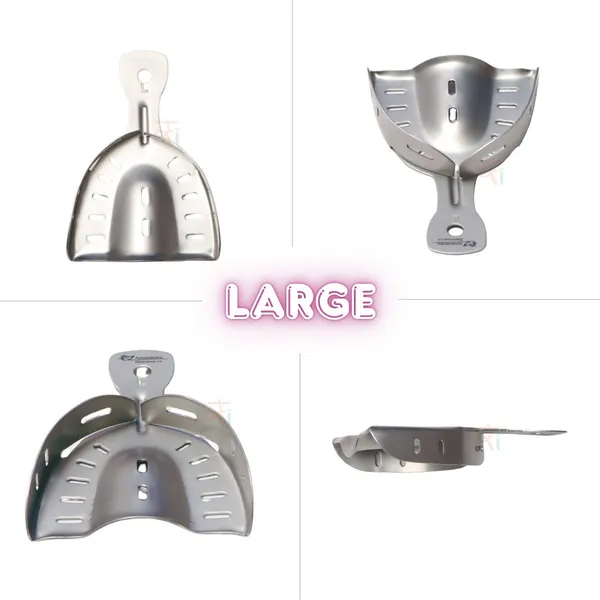 Premium_Deep_Impression_Trays_–_Dentulous_Perforated_Satin_Finish_Surface_Set_(6_Pcs)__Model:_DITDPK6P