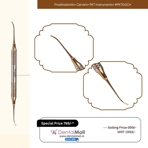 P.K._Thomas_Modelling_(PKT_Carving)_Instruments_–_Gold_TiN_Coated_Premium_SI-DALILA_Hollow_Handle_Set_Of_5_Pcs_#PKTK5GCH