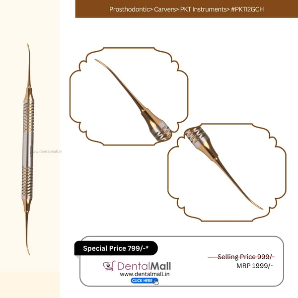 P.K._Thomas_Modelling_(PKT_Carving)_Instruments_–_Gold_TiN_Coated_Premium_SI-DALILA_Hollow_Handle_Set_Of_5_Pcs_#PKTK5GCH