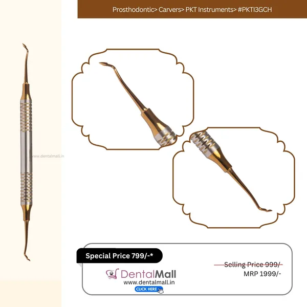 P.K._Thomas_Modelling_(PKT_Carving)_Instruments_–_Gold_TiN_Coated_Premium_SI-DALILA_Hollow_Handle_Set_Of_5_Pcs_#PKTK5GCH