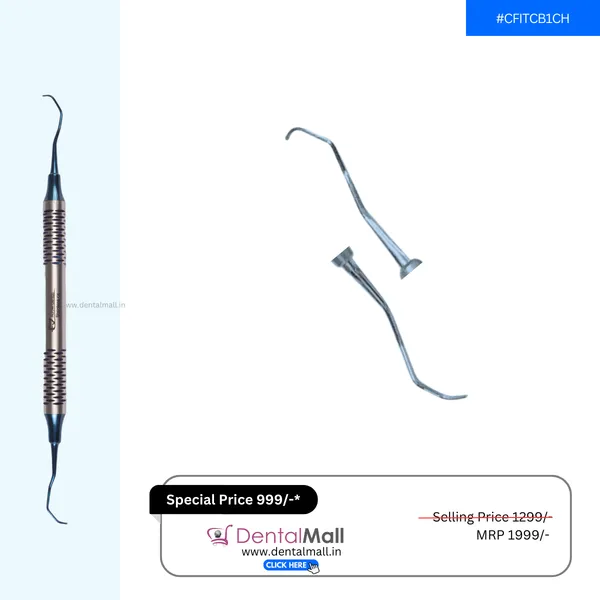 Gracey_Curette_Kit_-_Set_of_7_(Blue_TiN_Coated_Tips_&_SI-DALILA_Cut_Hollow_Handle_Pattern)_#GCBK7CH