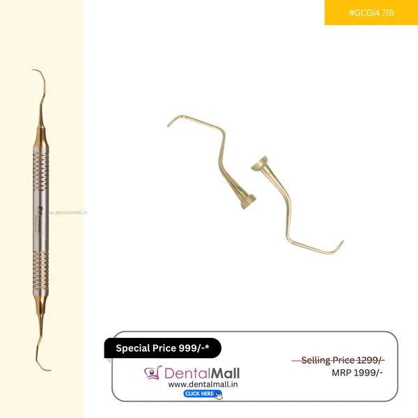 Gracey_Curette_Kit_Set_of_7_Gold_TiN_Coated_Tips_and_Handle_SI-DALILA_Cut_Pattern_#GCGK7CH