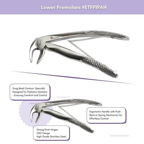 Extraction_Tooth_Forceps_Pedo_Kit_(Pediatric)-_Standard_Dull_Finish_Set_of_7_Pcs_#ETFPK7SDF