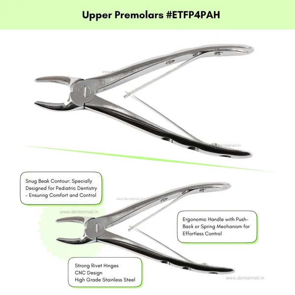 Extraction_Tooth_Forceps_Pedo_Kit_(Pediatric)_–_Premium_Quality_Anatomic_Handle_(Finger_Pattern_Grip)_–_Set_of_7_Pcs_#ETFPK7PAH