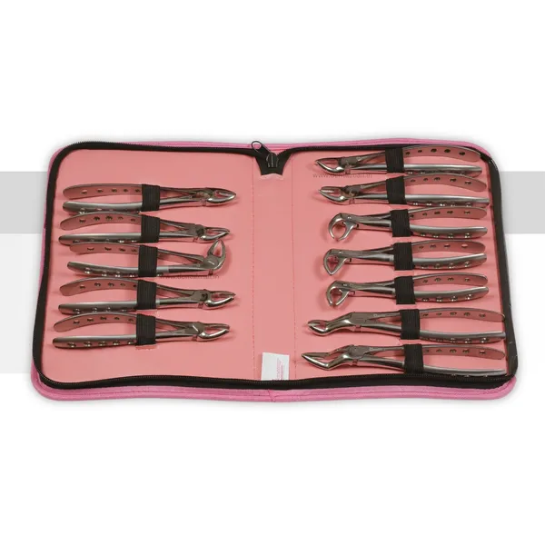 Extraction_Tooth_Forceps_Kit_–_Premium_Quality_Finger_Pattern_with_Holes_Handle_Matte_Sandblasting,_Set_of_12_Pcs_#ETFK12PSH