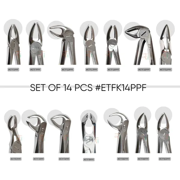 Extraction_Tooth_Forceps_Kit_-_Premium_Sand-Blasting_DLC_Finish_Surface_SI-Ergonomical_Holes_Handle_OR_SI-Anatomical_Cuts_Handle