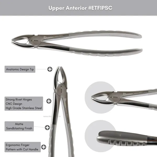 Extraction_Tooth_Forceps_Kit_-_Premium_Sand-Blasting_DLC_Finish_Surface_SI-Ergonomical_Holes_Handle_OR_SI-Anatomical_Cuts_Handle