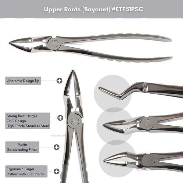 Extraction_Tooth_Forceps_Kit_-_Premium_Sand-Blasting_DLC_Finish_Surface_SI-Ergonomical_Holes_Handle_OR_SI-Anatomical_Cuts_Handle
