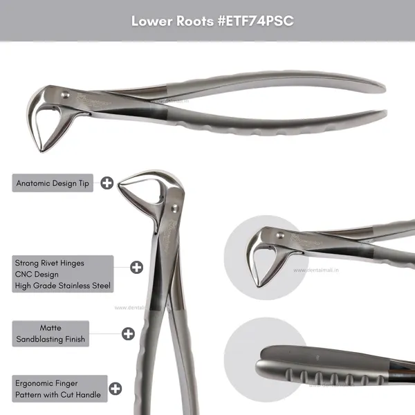 Extraction_Tooth_Forceps_Kit_-_Premium_Sand-Blasting_DLC_Finish_Surface_SI-Ergonomical_Holes_Handle_OR_SI-Anatomical_Cuts_Handle