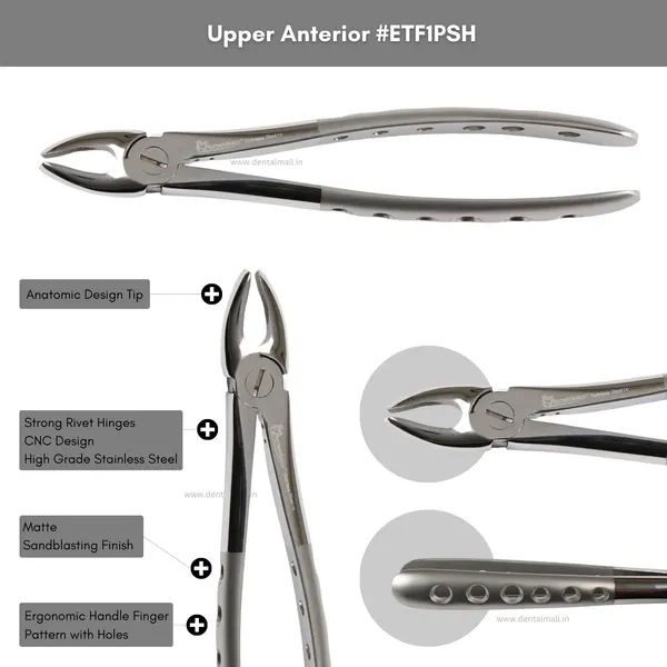 Extraction_Tooth_Forceps_Kit_-_Premium_Sand-Blasting_DLC_Finish_Surface_SI-Ergonomical_Holes_Handle_OR_SI-Anatomical_Cuts_Handle