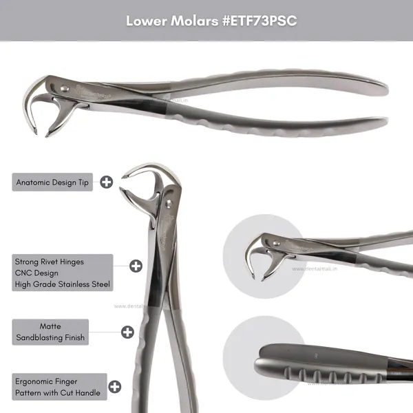 Extraction_Tooth_Forceps_Kit_-_Premium_Sand-Blasting_DLC_Finish_Surface_SI-Ergonomical_Holes_Handle_OR_SI-Anatomical_Cuts_Handle