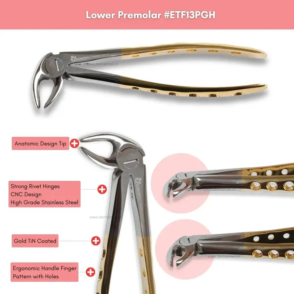 Extraction_Tooth_Forceps_Kit_-_Premium_Gold_DLC_Finish_Surface_SI-Ergonomical_Holes_Handle_OR_SI-Anatomical_Cuts_Handle