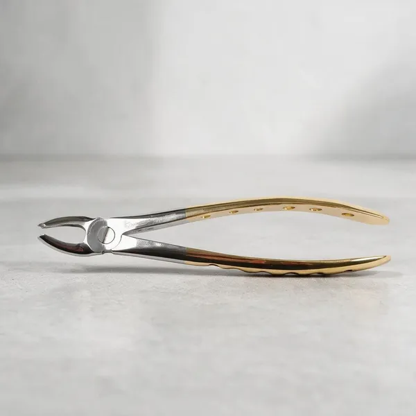 Extraction_Tooth_Forceps_Kit_-_Premium_Gold_DLC_Finish_Surface_SI-Ergonomical_Holes_Handle_OR_SI-Anatomical_Cuts_Handle