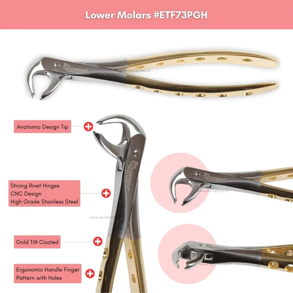 Extraction_Tooth_Forceps_Kit_-_Premium_Gold_DLC_Finish_Surface_SI-Ergonomical_Holes_Handle_OR_SI-Anatomical_Cuts_Handle