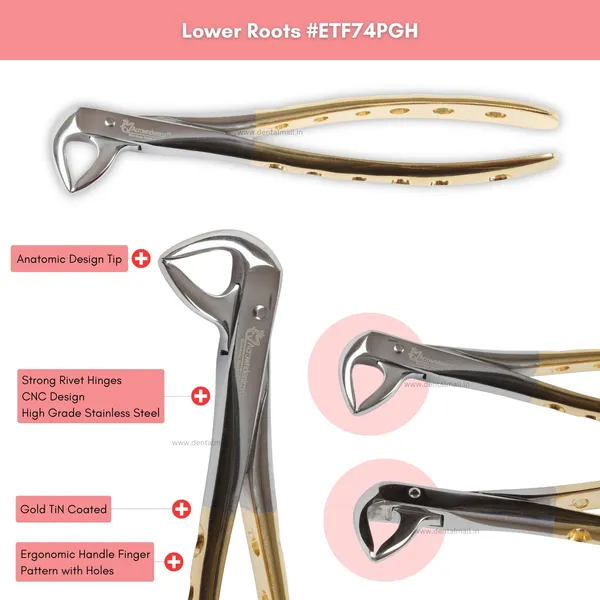 Extraction_Tooth_Forceps_Kit_-_Premium_Gold_DLC_Finish_Surface_SI-Ergonomical_Holes_Handle_OR_SI-Anatomical_Cuts_Handle