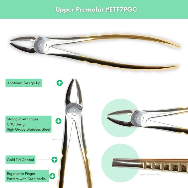 Extraction_Tooth_Forceps_Kit_-_Premium_Gold_DLC_Finish_Surface_SI-Ergonomical_Holes_Handle_OR_SI-Anatomical_Cuts_Handle