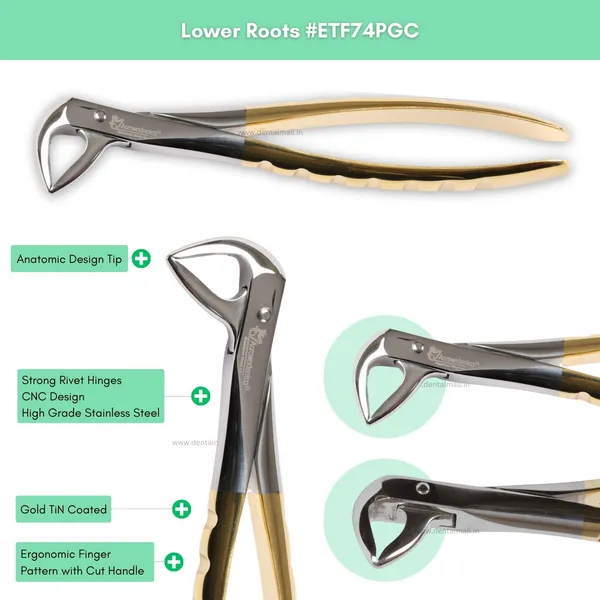 Extraction_Tooth_Forceps_Kit_-_Premium_Gold_DLC_Finish_Surface_SI-Ergonomical_Holes_Handle_OR_SI-Anatomical_Cuts_Handle
