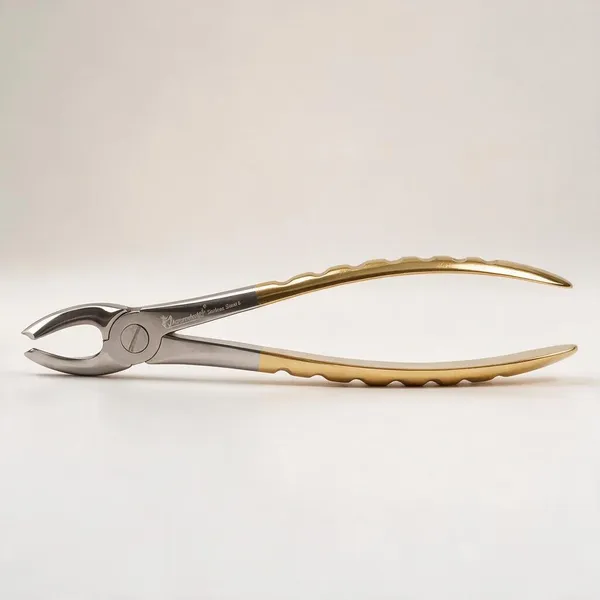 Extraction_Tooth_Forceps_Kit_-_Premium_Gold_DLC_Finish_Surface_SI-Ergonomical_Holes_Handle_OR_SI-Anatomical_Cuts_Handle