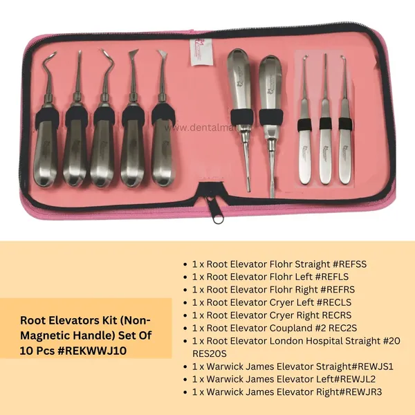 Root_Elevators_Kit_(Non-Magnetic_Handle)_Set_Of_10_Pcs_#REKWWJ10