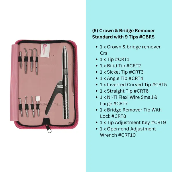 Crown_&_Bridge_Remover_Standard_with_9_Tips_#CBRS9