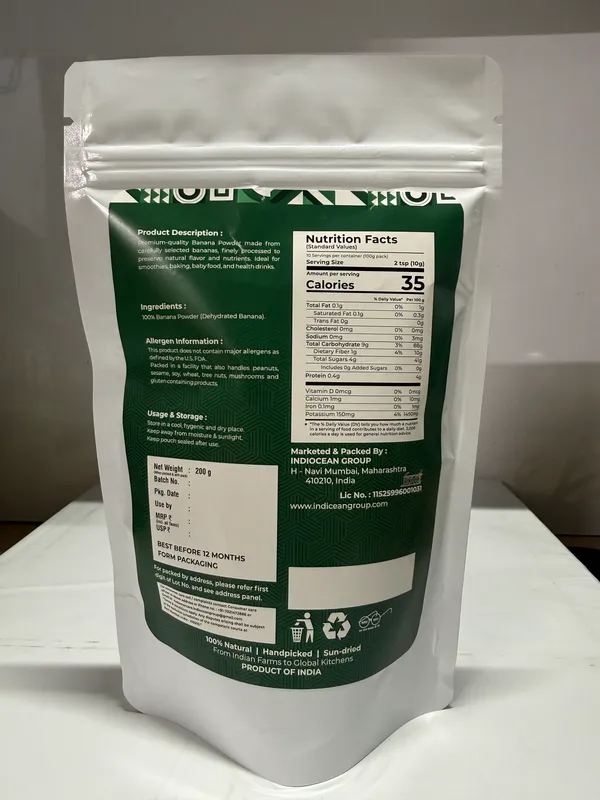 Indiocean_Banana_Powder_200_G