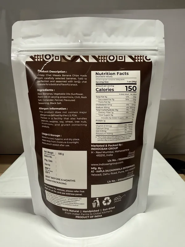 Indiocean_Banana_Chips_Chat_Masala_100_G