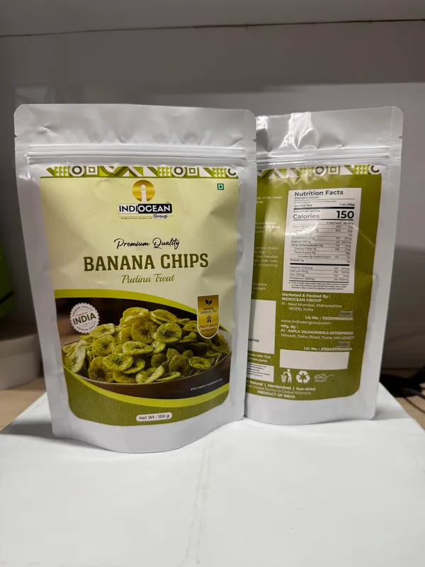 Indocean_Pudina_Banana_Chips_100_G