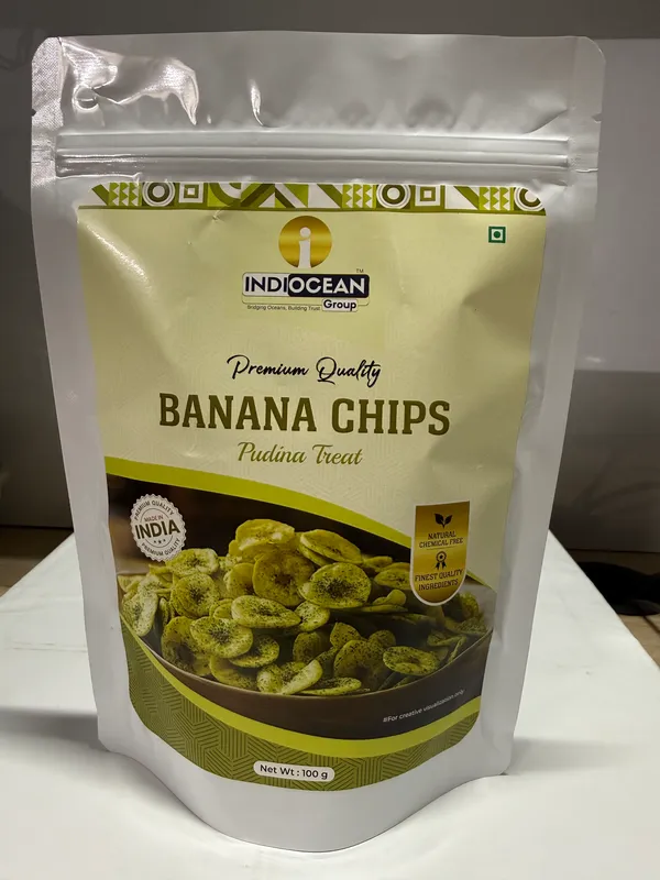 Indocean_Pudina_Banana_Chips_100_G