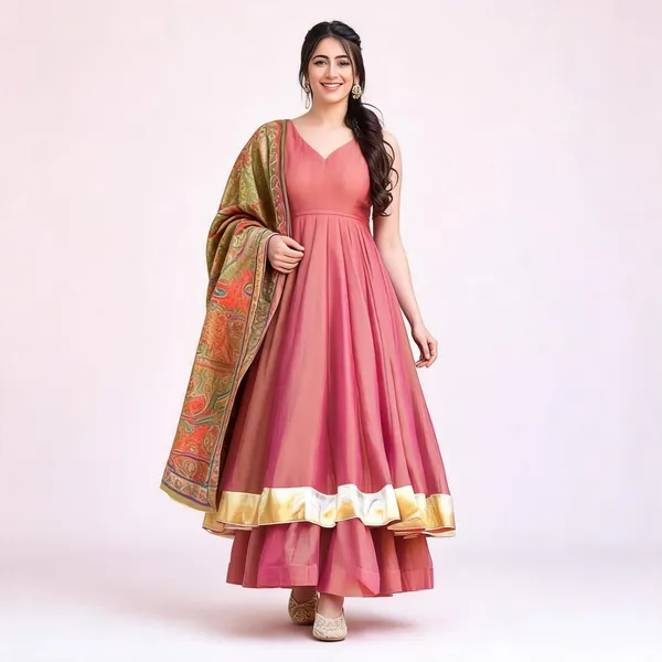 Pink_Flowy_Anarkali_Suit_With_Printed_Dupatta_For_Women
