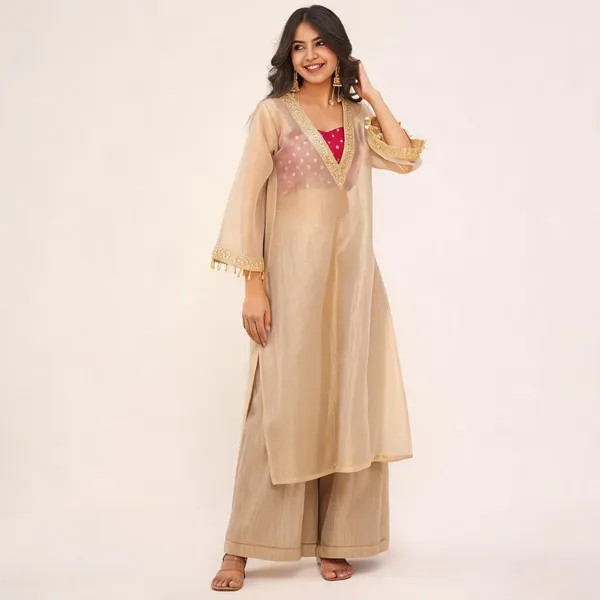 Golden_Tissue_Straight_Kurta_Set_For_Women