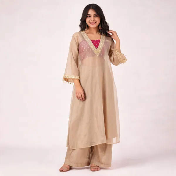 Golden_Tissue_Straight_Kurta_Set_For_Women