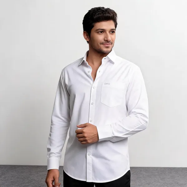 White_Cotton_Shirt_For_Men