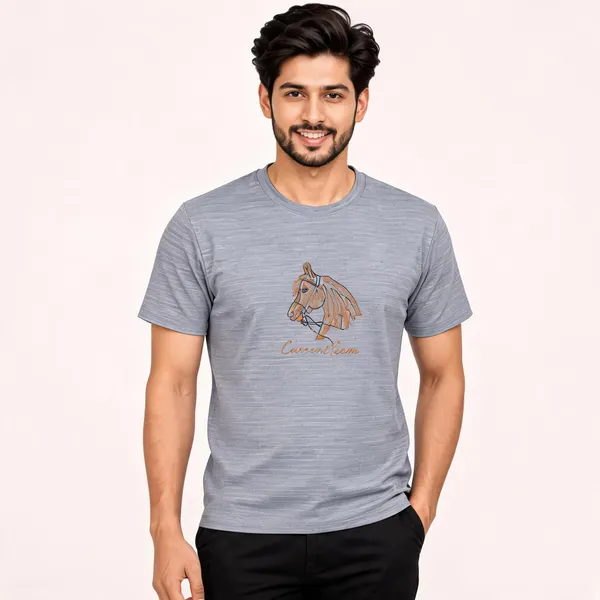 Grey_Jacquard_Regular_Fit_Graphic_T-Shirt_For_Men