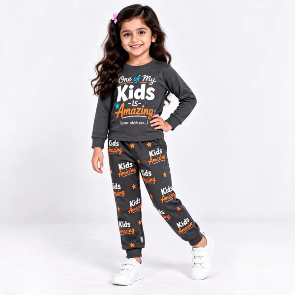 Dark_Grey_Poly_Cotton_Printed_Full_Sleeve_Sleepwear_Set_For_Girls