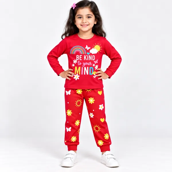 Red_Printed_Sleepwear_Set_for_Girls