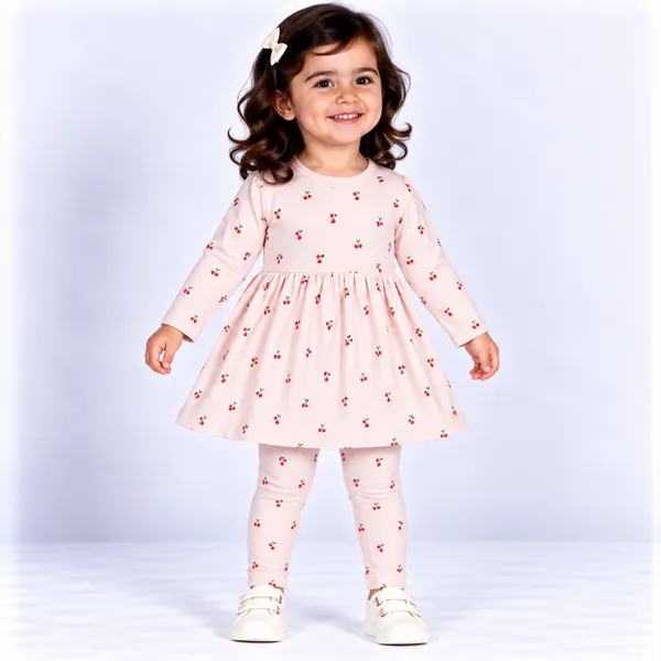 Pink_Printed_Full_Sleeve_Dress_Set_for_Girls